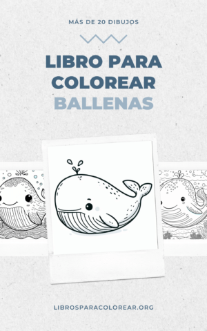 Libro de ballenas para Colorear