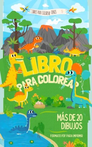 Libro de dinosaurios para colorear